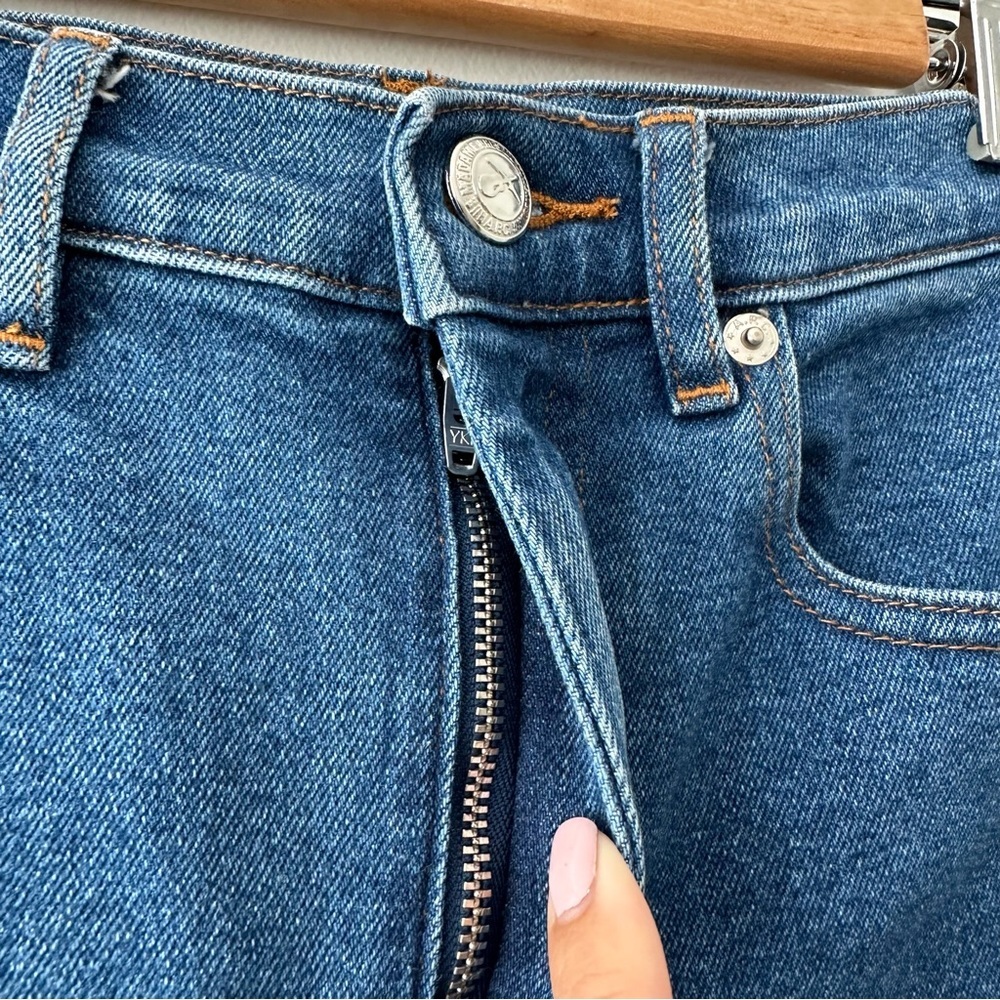 A.P.C. Spring High Rise Straight Leg Jeans Blue Denim Sz 24 - Picture 8 of 16